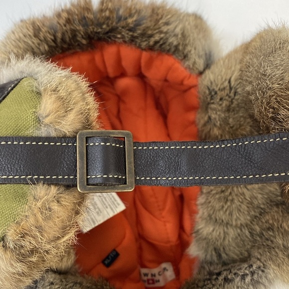 Crown Cap Aviator Cap Rabbit Trim - Picture 8 of 11